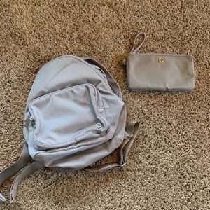 Lululemon Backpack and Wallet!